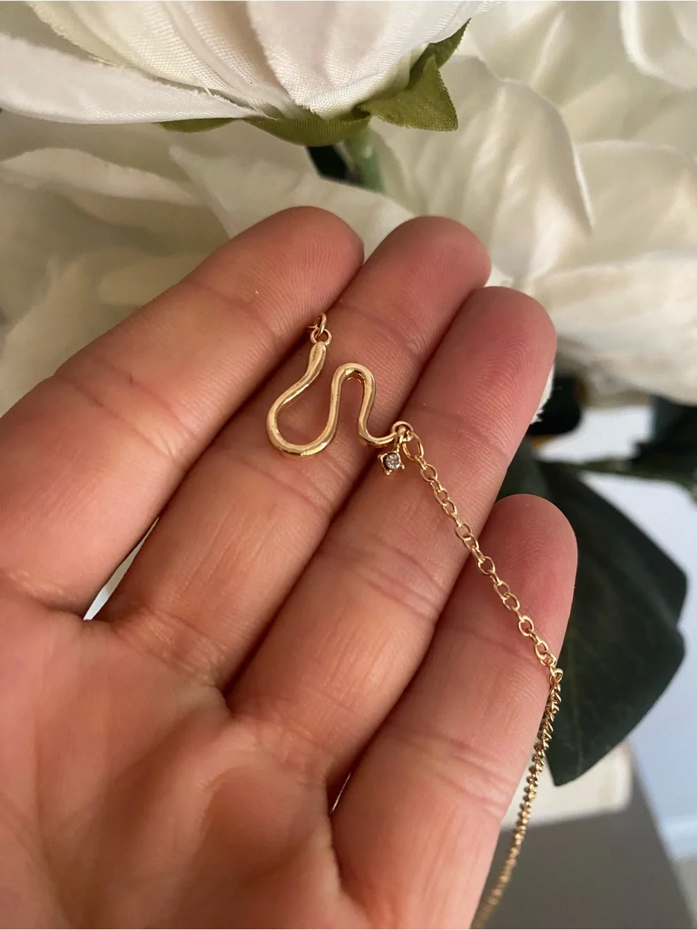“Snakes & Sparkles” ✨ Layered jewelry set/NWOT/anklet, necklace, bracelets